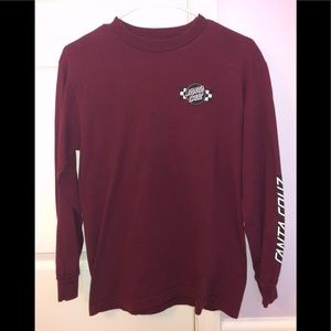 long sleeve santa cruz shirt